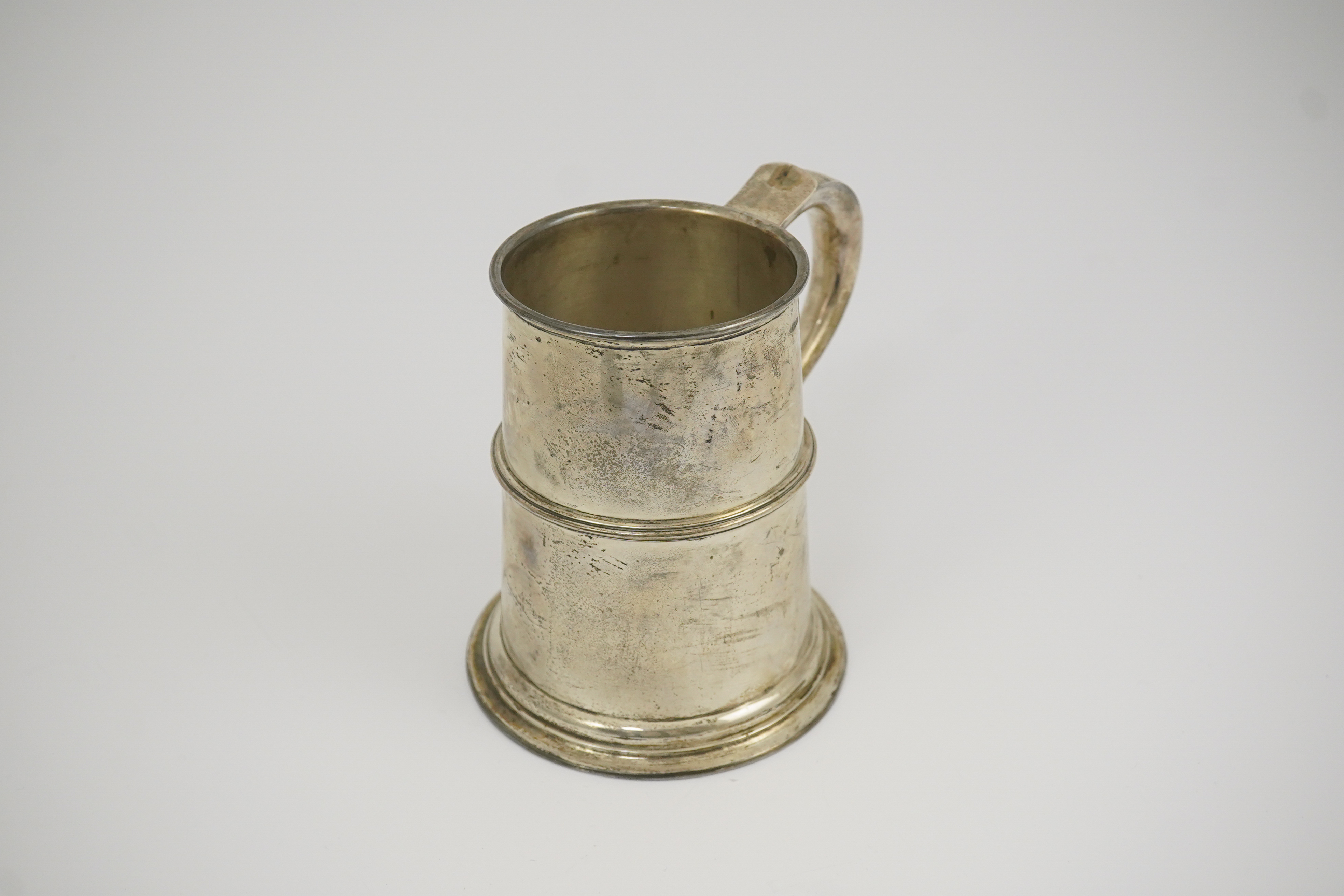 A George V silver mug, by William Hair Haseler Ltd